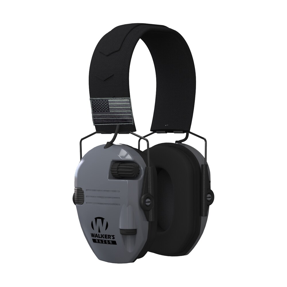 walker's gwprsempatgy razor patriot 23 db over the head sports south exclusive black/gray polymer Walker's GWPRSEMPATGY Razor Patriot 23 dB Over the Head Sports South Exclusive Black/Gray Sports South item 105888