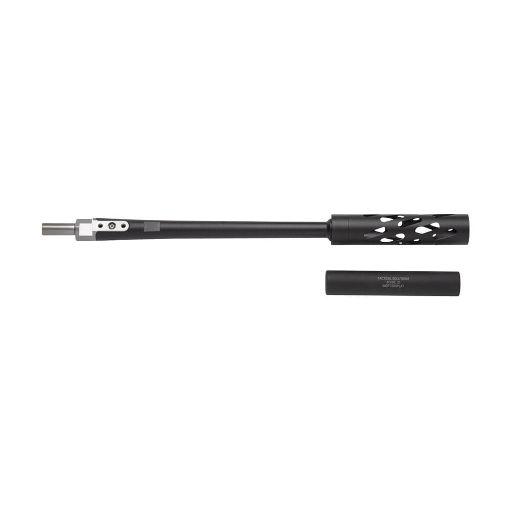 tactical solutions 1022tdsbxmb x ring sb x barrel 22 lr 16.63" black matte finish aluminum material tapered & suppressor ready for ruger 10/22 takedown includes suppressor Tactical Solutions 1022TDSBXMB X-Ring SB-X Barrel 22 LR 16.63" Black Matte Finish Aluminum Sports South item 106112
