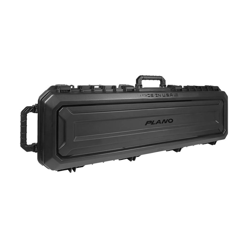 plano pla118521 all weather double gun case black polymer foam padding Plano PLA118521 All Weather Double Gun Case Black Polymer Foam Padding Sports South item 106316