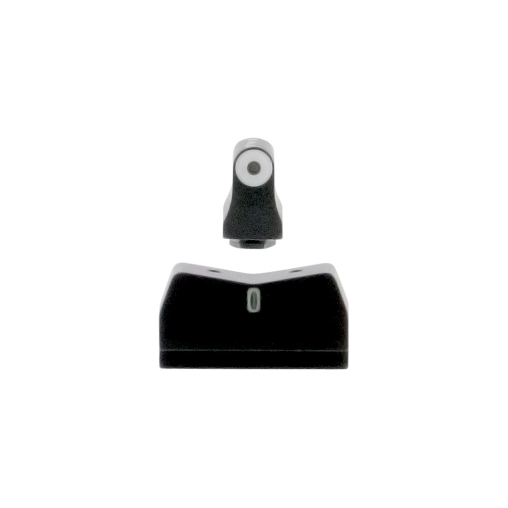 xs sights gl0004s5 dxt big dot night sights fits glock black | green tritium white outline front sight green tritium white outline bar rear sight XS Sights GL0004S5 DXT Big Dot Night Sights Sports South item 106539