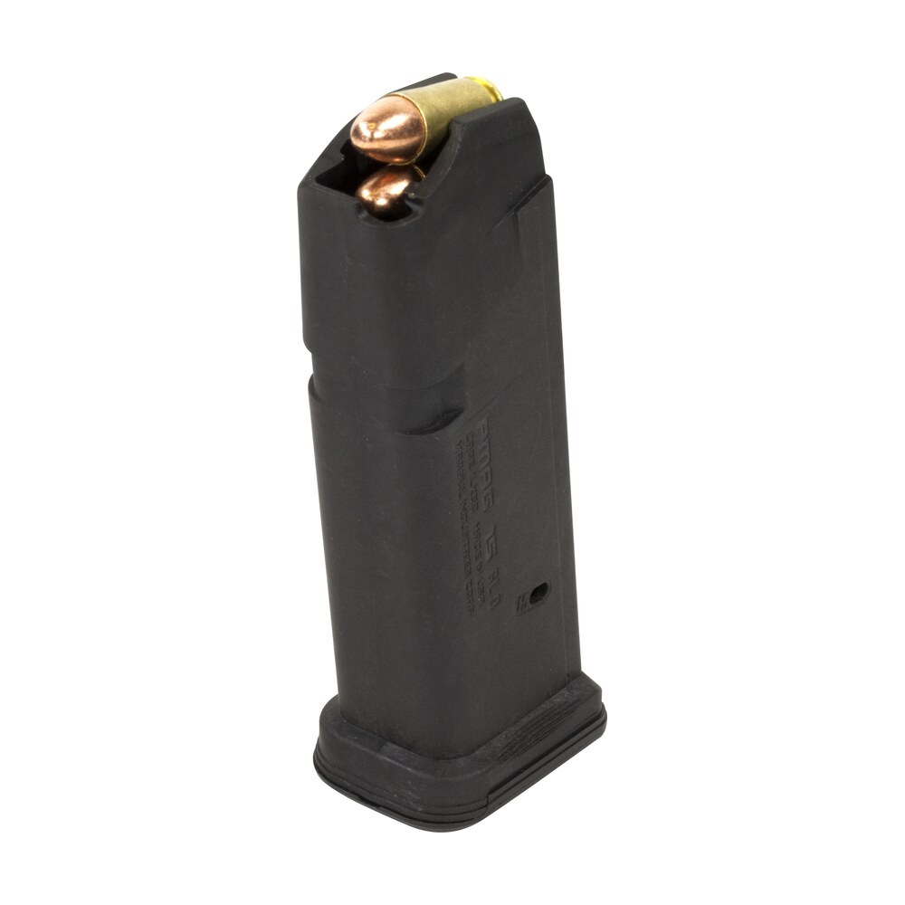 magpul mag550blk pmag gl9 15rd 9mm luger compatible w/glock 19 black polymer Magpul MAG550BLK PMAG GL9 15rd 9mm Luger Compatible Sports South item 10658