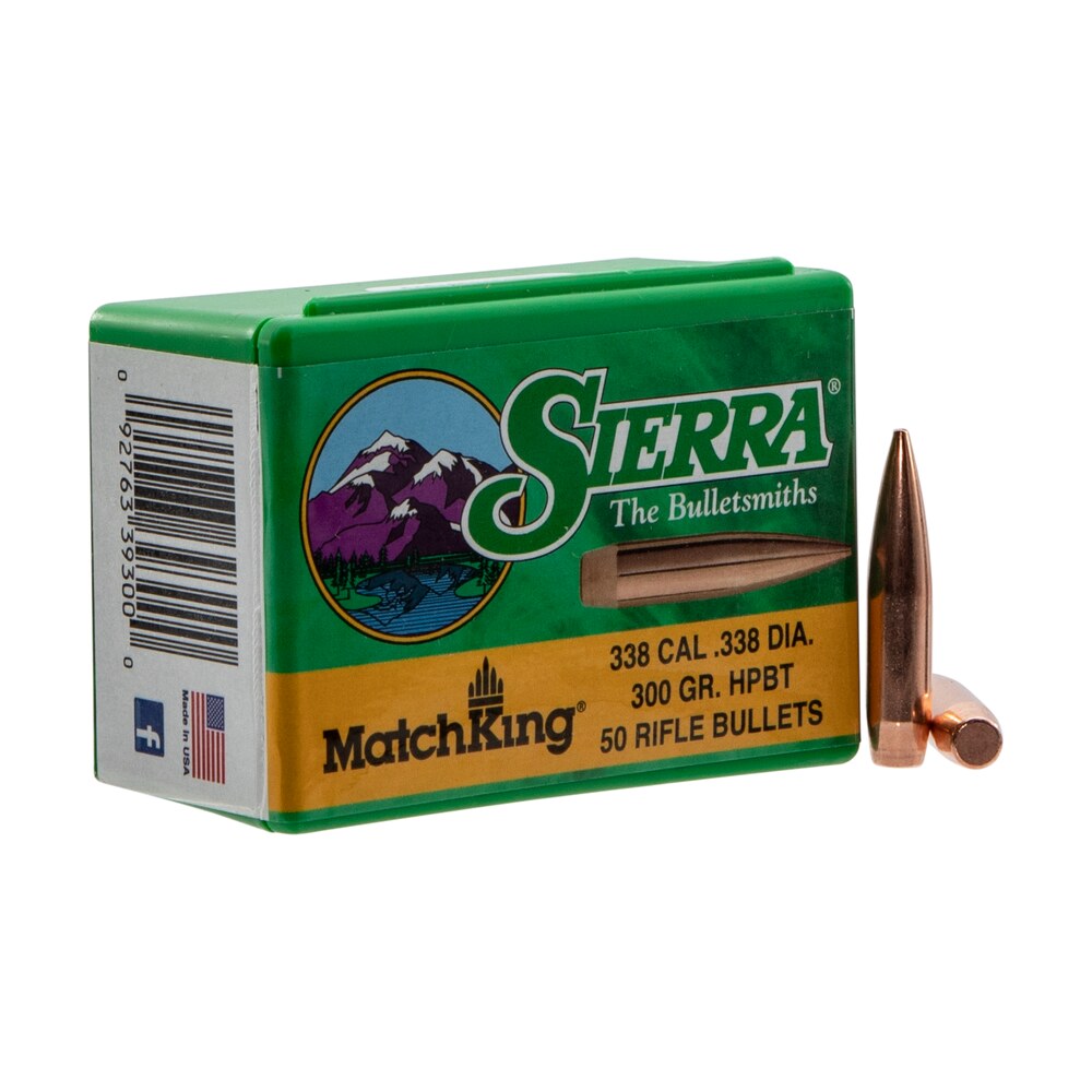 sierra 9300t matchking 338cal 300gr hollow point boat tail 50/box Sierra 9300T MatchKing 338Cal 300gr Hollow Point Boat Tail 50/Box Sports South item 106694