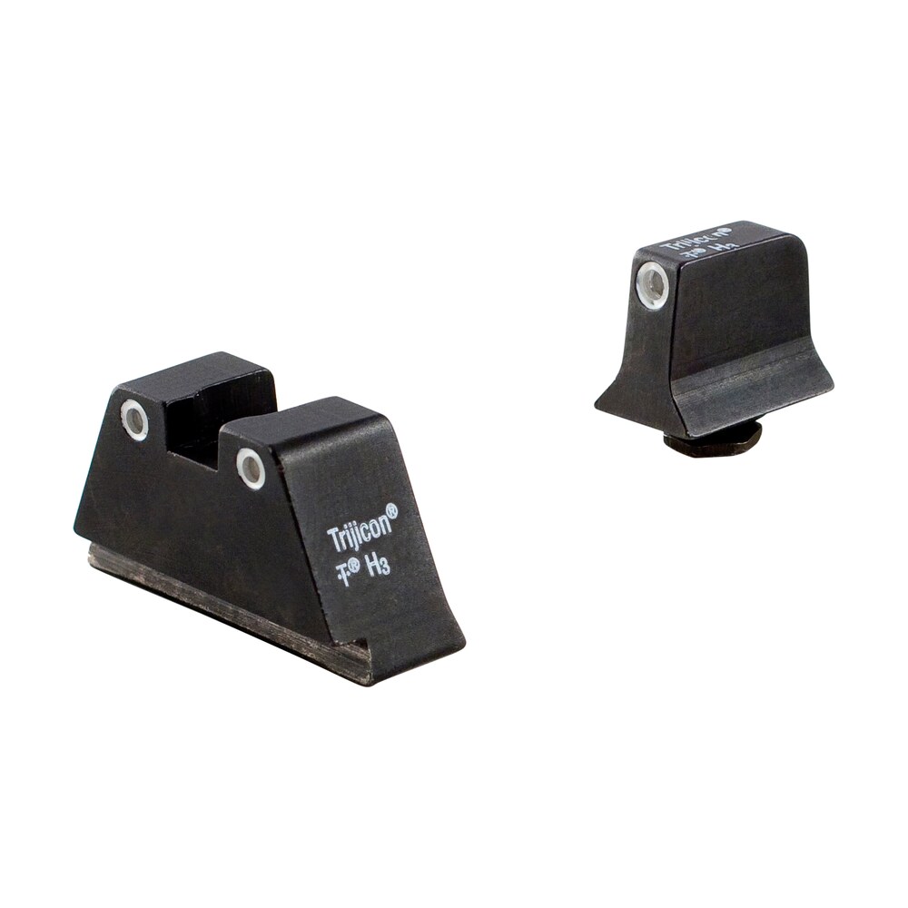trijicon 600689 suppressor/optic height sights green/tritium white outline front sight green/tritium white outline rear sight glock 20/21 large frame Trijicon 600689 Suppressor/Optic Height Sights Green/Tritium White Outline Front Sports South item 106867