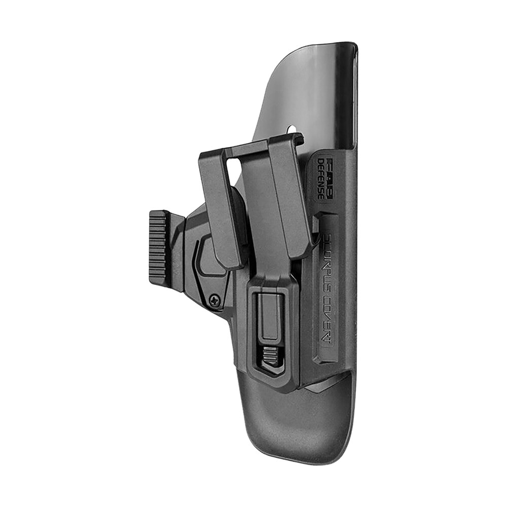 fab defense sccg9b scorpus covert iwb black polymer belt clip compatible w/glock 17/19/23/32 belt 1.50 1.75" wide right hand FAB Defense SCCG9B Scorpus Covert IWB Black Polymer Belt Clip Compatible Sports South item 107091