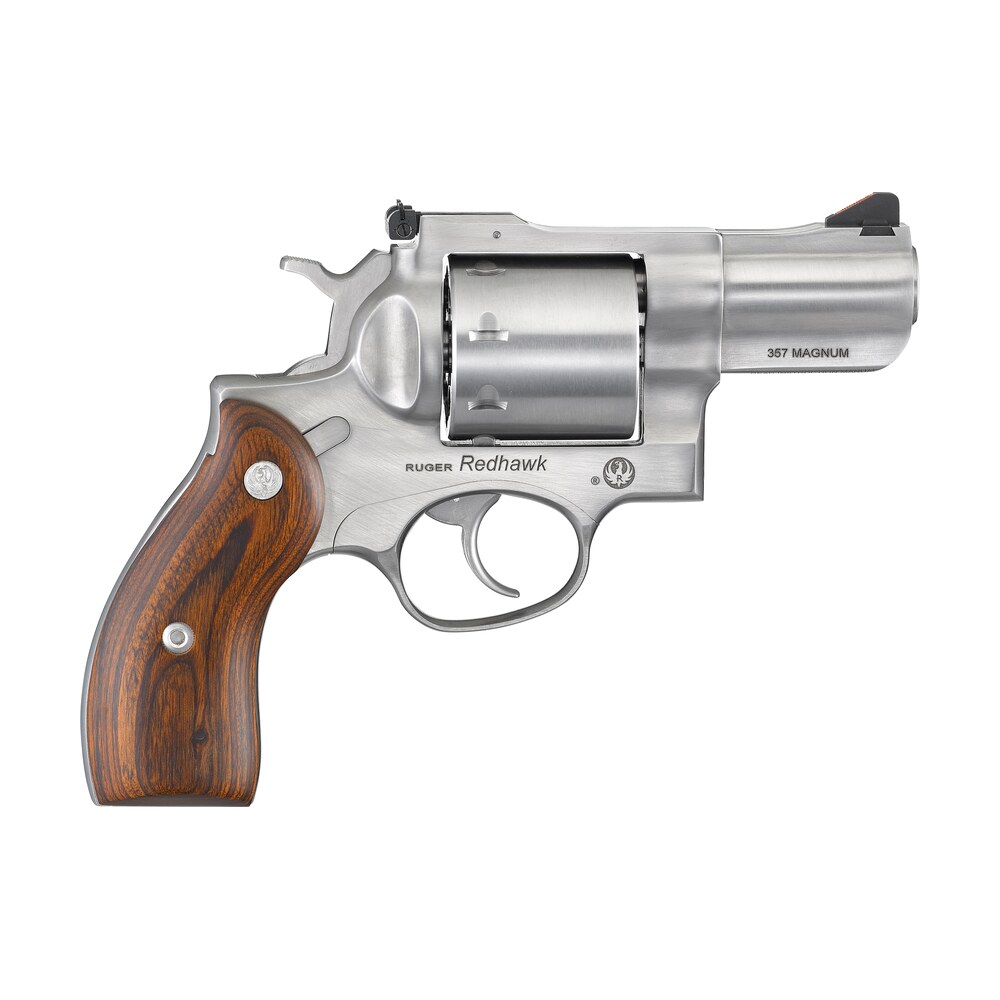 ruger 5051 redhawk 357 mag/38 special 8rd 2.75" satin stainless steel barrel, cylinder & frame, hardwood grip Ruger 5051 Redhawk 357 Mag/38 Special 8rd 2.75" Satin Stainless Steel Sports South item 107287