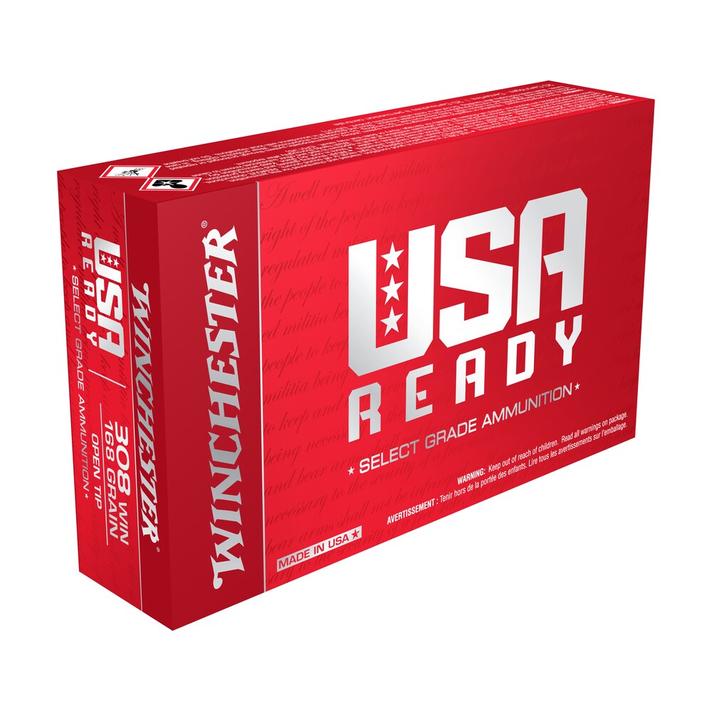 winchester ammo red308 usa ready 308win 168gr open tip range 20 per box/10 case Winchester Ammo RED308 USA Ready 308Win 168gr Open Tip Range 20 Per Box/10 Case Sports South item 107553