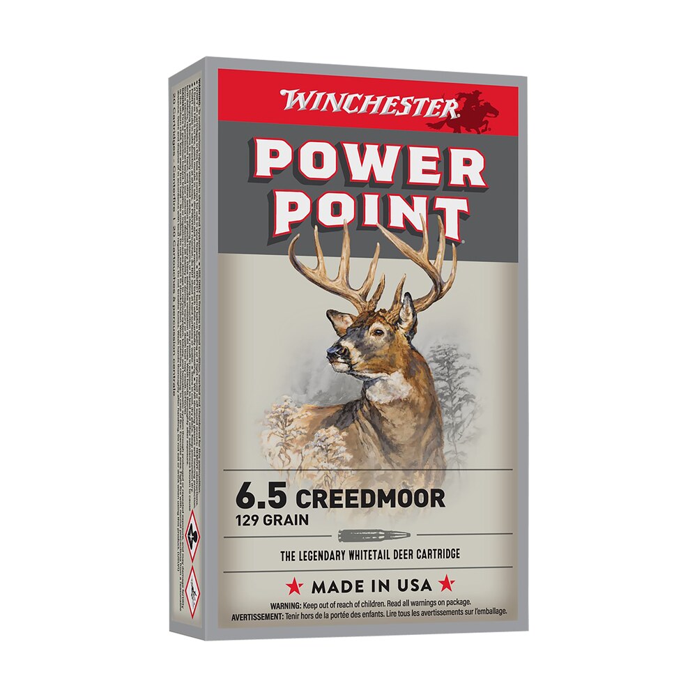 winchester ammo x651 power point 6.5creedmoor 129gr 20 per box/10 case Winchester Ammo X651 Power-Point 6.5Creedmoor 129gr 20 Per Box/10 Case Sports South item 107554