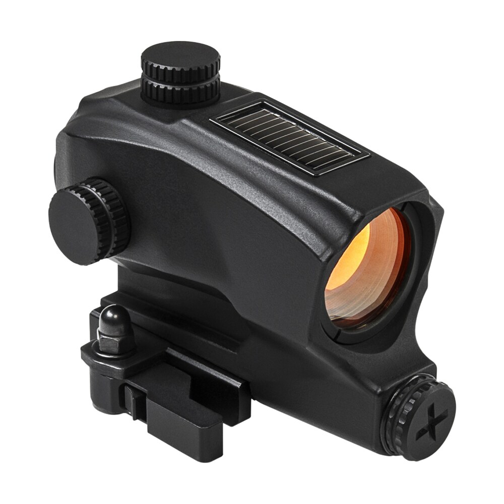 ncstar vdbsol130 spd solar reflex sight black anodized 1 x 27 mm 2 moa red dot quick release NcStar VDBSOL130 SPD Solar Reflex Sight Black Anodized 1 x 27 mm 2 MOA Red Dot Quick Release Sports South item 107881