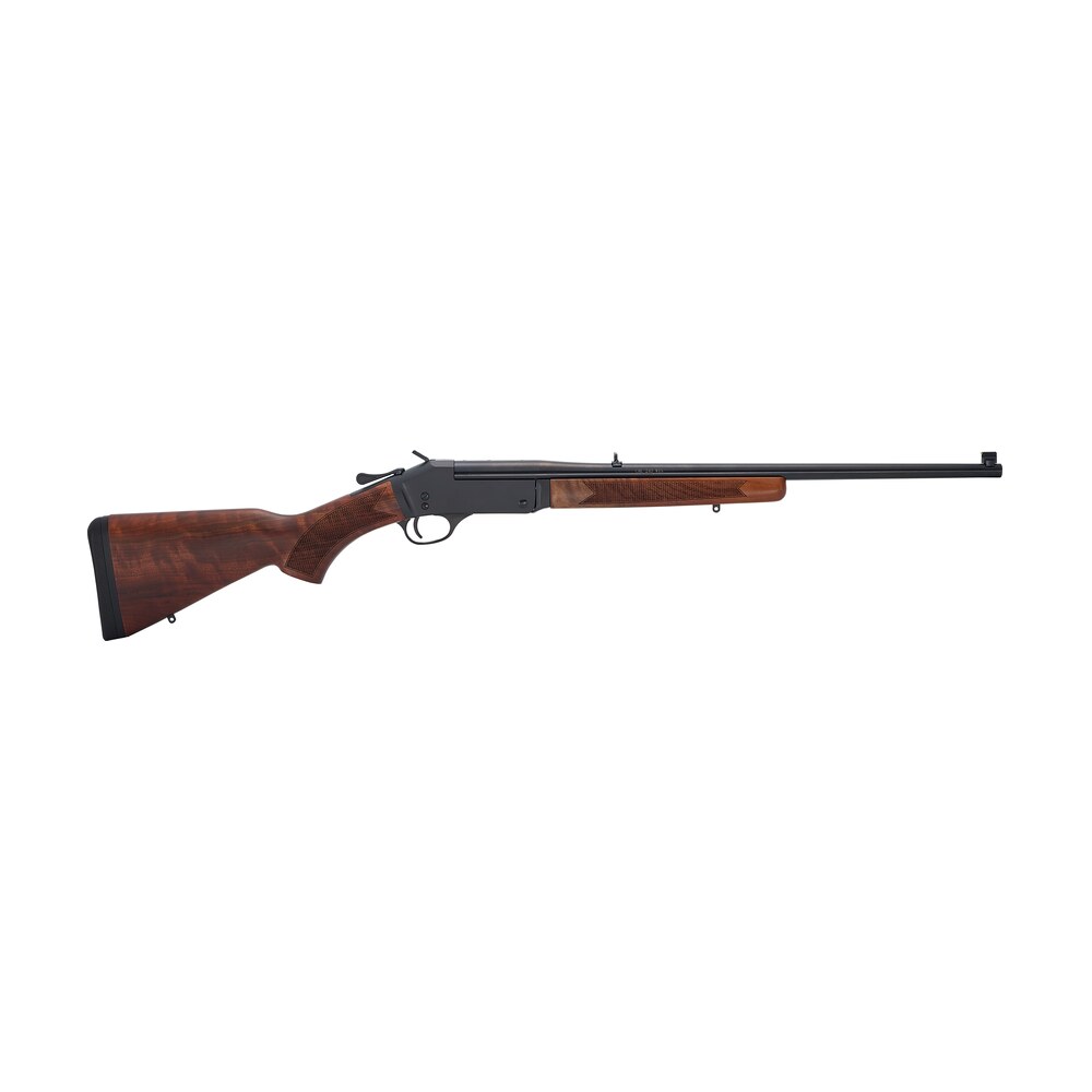 henry h015y243 single shot youth 243 win 1rd 22" blued steel barrel, blued steel receiver, american walnut stock, right hand Henry H015Y243 Single Shot Youth 243 Win 1rd 22" Blued Steel Sports South item 107893