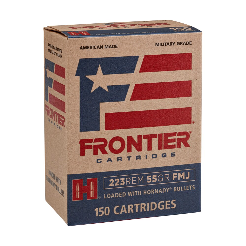 frontier cartridge fr1015 military grade centerfire rifle 223rem 55gr full metal jacket 150 per box/8 case Frontier Cartridge FR1015 Military Grade Centerfire Rifle 223Rem 55gr Full Metal Jacket 150 Per Sports South item 108289