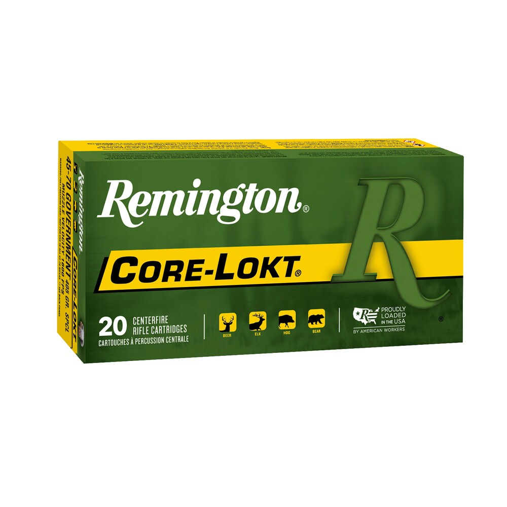 remington ammunition 21459 core lokt 45 70gov 405gr soft point core lokt 20 per box/10 case Remington Ammunition 21459 Core-Lokt 45-70Gov 405gr Soft Point Core-Lokt 20 Per Box/10 Case Sports South item 108434
