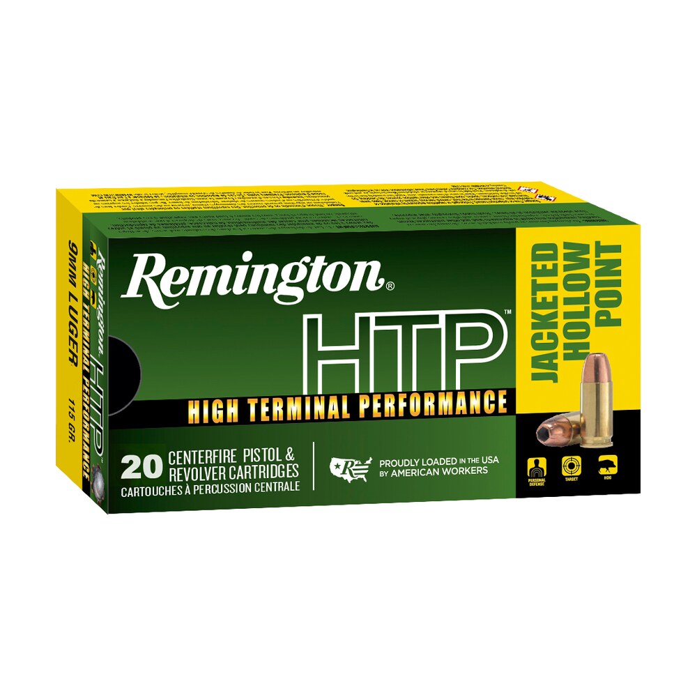 remington ammunition 28288 htp 9mmluger 115gr jacketed hollow point 20 per box/25 case Remington Ammunition 28288 HTP 9mmLuger 115gr Jacketed Hollow Point 20 Per Box/25 Case Sports South item 108466