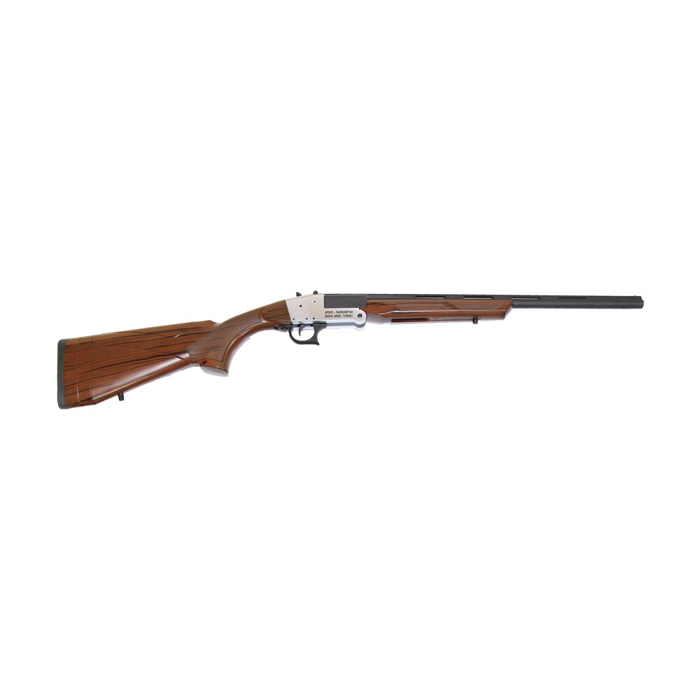 rock island tk104 traditional single shot 410 gauge with 20" black parkerized barrel, 3" chamber, 1rd capacity, silver anodized metal finish & woodgrain finish synthetic stock right hand (full size) Rock Island TK104 Traditional Single Shot 410 Gauge Sports South item 108597