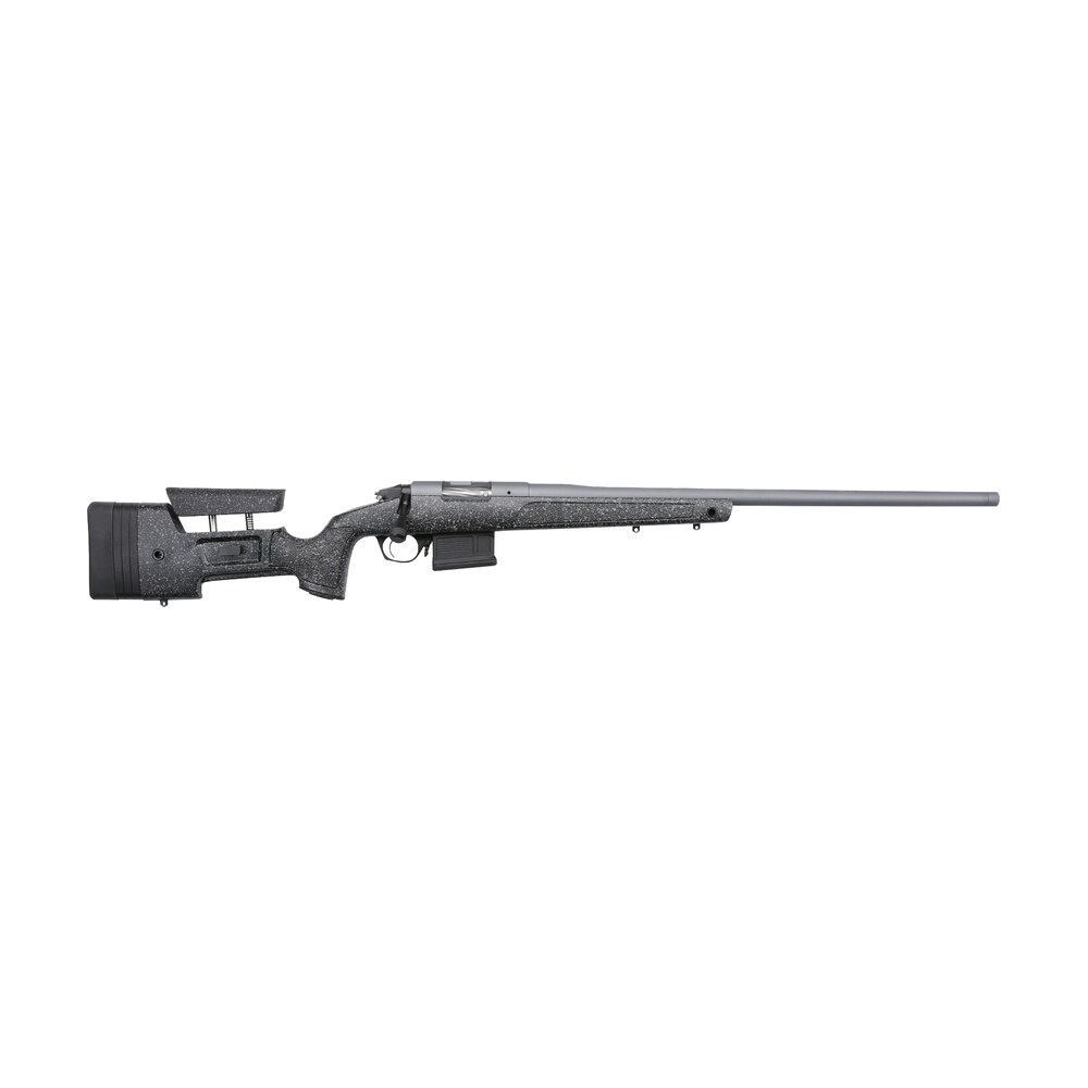 bergara rifles bpr2065prc premier hmr pro 6.5 prc 2+1 26" threaded barrel, tactical gray cerakote, black with gray fleck stock Bergara Rifles BPR2065PRC Premier HMR Pro 6.5 PRC 2+1 26" Threaded Sports South item 108683