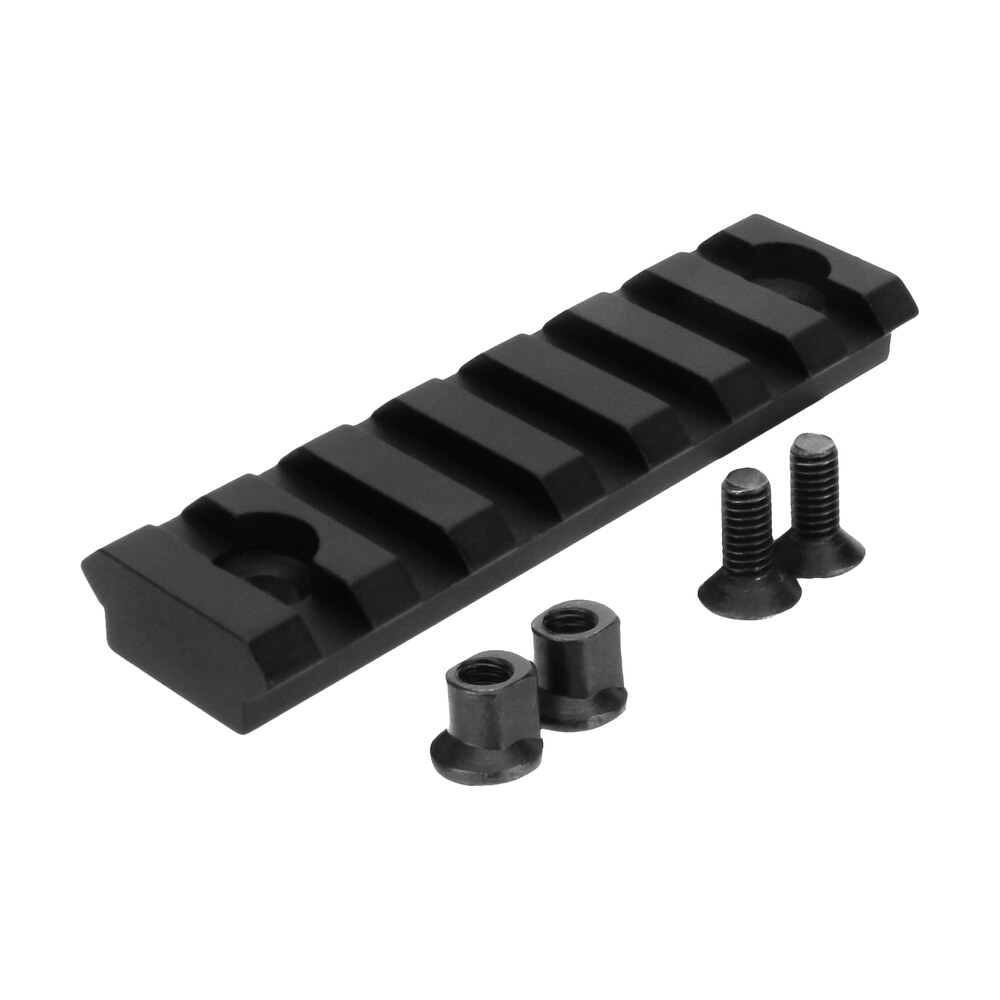tacfire mar102 keymod picatinny rail 3 inch 7 slots black TacFire MAR102 KeyMod Picatinny Rail 3 Inch 7 Slots Black Sports South item 108748