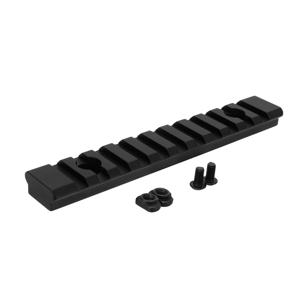 tacfire mar105l m lok accessory picatinny section rail 5 inch 11 slots black anodized TacFire MAR105L M-LOK Accessory Picatinny Section Rail 5 Inch 11 Slots Black Anodized Sports South item 108752