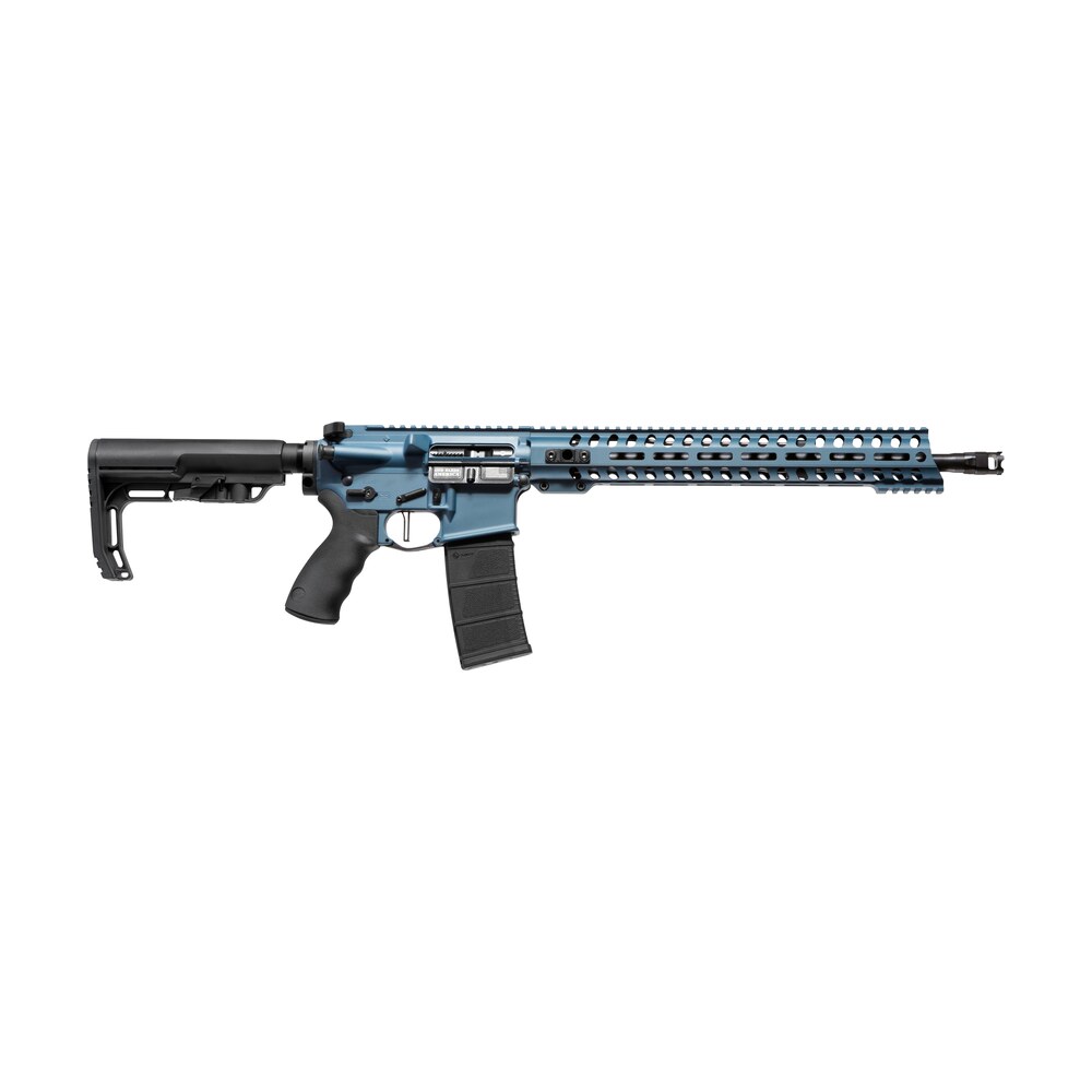 patriot ordnance factory 01580 wonder 5.56x45mm nato 16.50" 30+1 blue titanium cerakote 6 position mft minimalist stock Patriot Ordnance Factory 01580 Wonder 5.56x45mm NATO 16.50" 30+1 Blue Titanium Cerakote 6 Sports South item 108941