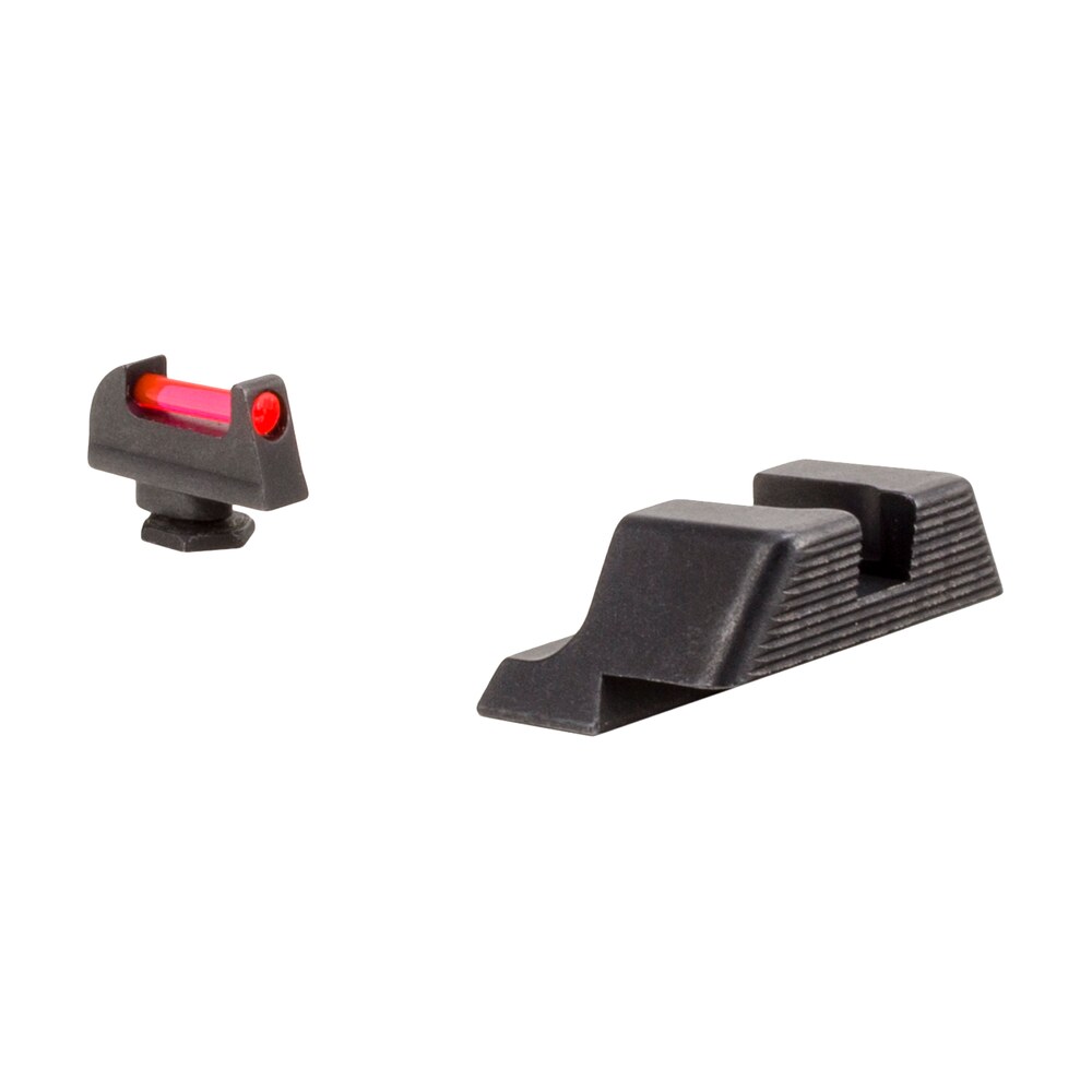 trijicon 601023 fiber sights red/fiber optic front sight black/blank rear sight glock 17/17l/19/22 standard frame Trijicon 601023 Fiber Sights Red/Fiber Optic Front Sight-Black/Blank Rear Sight Glock Sports South item 109278