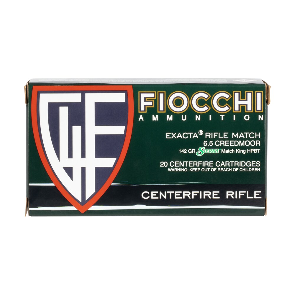 fiocchi 65cmmkc hyperformance compete 6.5creedmoor 142gr sierra matchking bthp 20 per box/10 case Fiocchi 65CMMKC Hyperformance Compete 6.5Creedmoor 142gr Sierra MatchKing BTHP 20 Per Box/10 Sports South item 109297