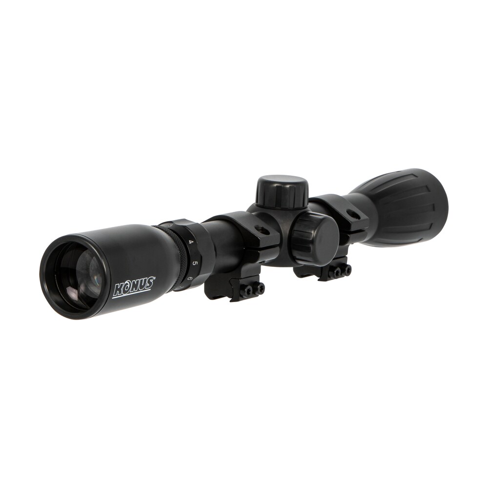 konus 7351 konusfire matte black 3 9x32mm 1" tube 30/30 reticle includes mounting rings Konus 7351 KonusFire Matte Black 3-9x32mm 1" Tube 30/30 Reticle Includes Mounting Rings Sports South item 109322