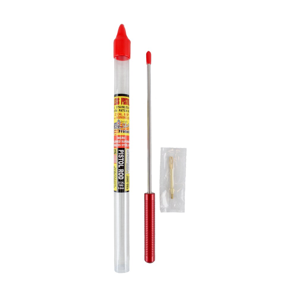 pro shot 1ps82226 micro polished cleaning rod .22 cal & up pistol 8" stainless steel w/swivel handle Pro-Shot 1PS82226 Micro-Polished Cleaning Rod .22 Cal & Up Pistol 8" Stainless Steel Sports South item 109343