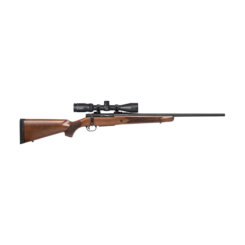 mossberg 27939 patriot w/optic full size 243 win 5+1, 22" matte blued fluted steel barrel & receiver, walnut fixed stock, vortex crossfire ii 3 9x40mm scope Mossberg 27939 Patriot Sports South item 109580