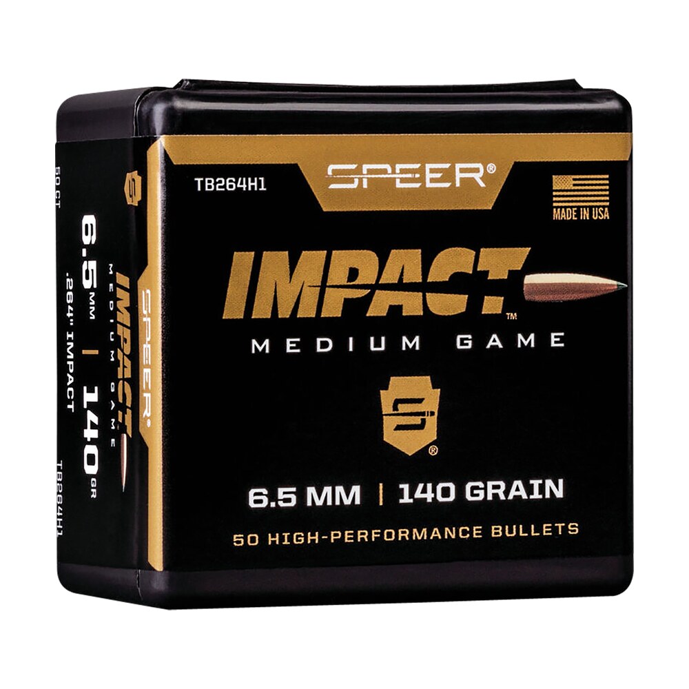 speer tb264h1 impact 6.5creedmoor 140gr speer impact 50 per box/5 case Speer TB264H1 Impact 6.5Creedmoor 140gr Speer Impact 50 Per Box/5 Case Sports South item 109602