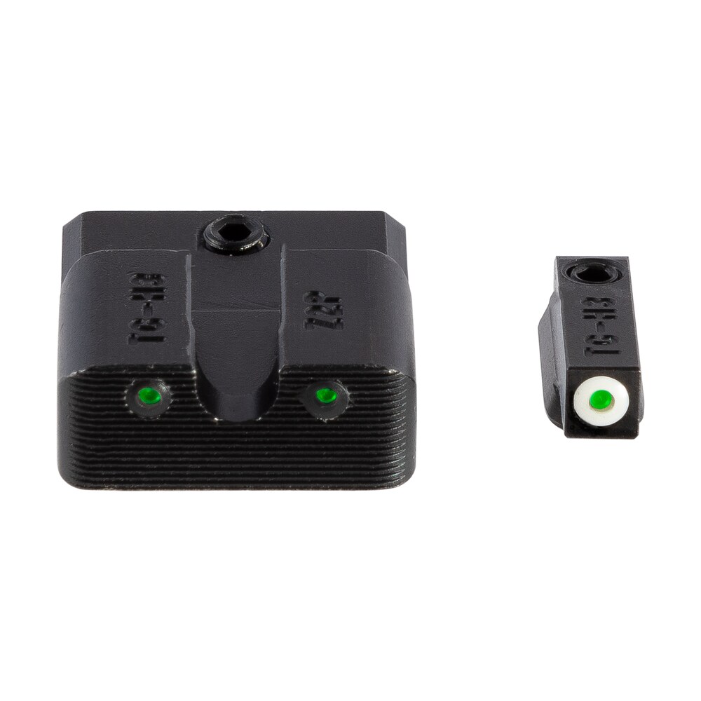 truglo tg231mp3w tritium pro black | green tritium white outline front sight green tritium rear sight TruGlo TG231MP3W Tritium Pro Black | Green Tritium White Outline Front Sight Green Tritium Rear Sports South item 109927