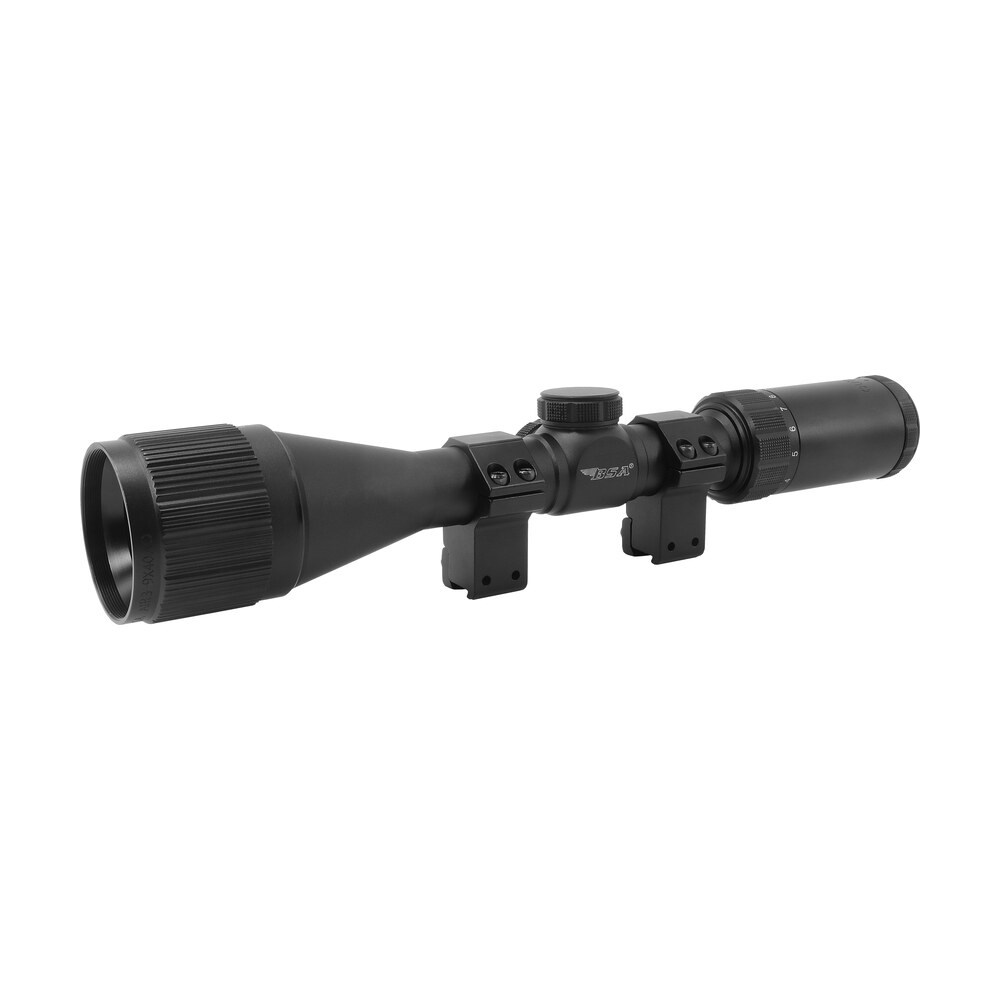 bsa air39x40ao outlook matte black 3 9x40mm ao 1" tube mil dot reticle BSA AIR39X40AO Outlook Matte Black 3-9x40mm AO 1" Tube Mil-Dot Reticle Sports South item 109984