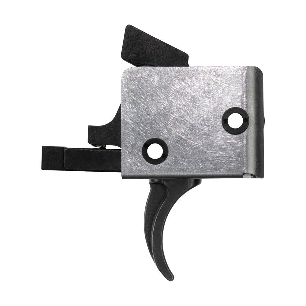 cmc triggers 95501 drop in pcc single stage curved trigger w/ 3 3.50 lbs draw weight & black/silver finish CMC Triggers 95501 Drop-In PCC Single-Stage Curved Trigger Sports South item 110607