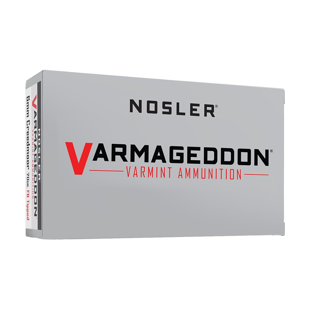 nosler 65172 varmageddon 6mmcreedmoor 70gr flat base tipped 20 per box/10 case Nosler 65172 Varmageddon 6mmCreedmoor 70gr Flat Base Tipped 20 Per Box/10 Case Sports South item 110657