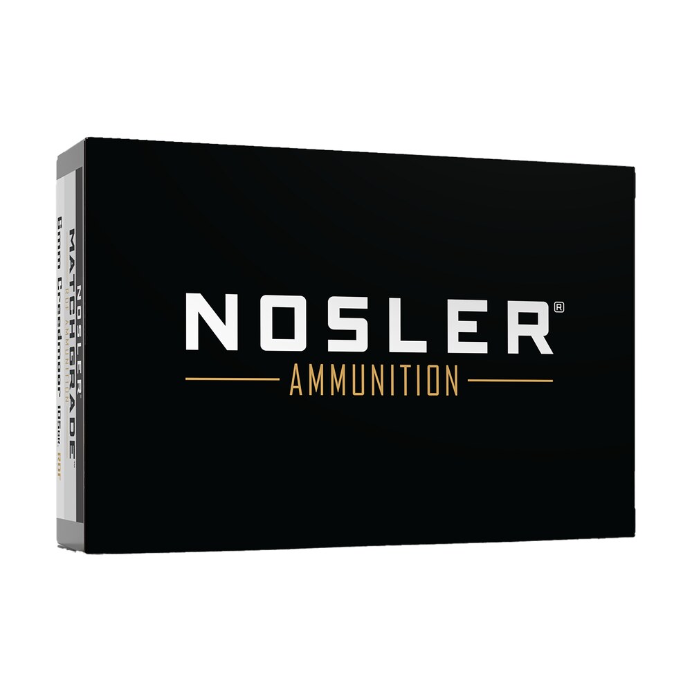 nosler 60135 match grade rdf 6mmcreedmoor 105gr rdf hollow point boat tail 20 per box/10 case Nosler 60135 Match Grade RDF 6mmCreedmoor 105gr RDF Hollow Point Boat Tail 20 Per Box/10 Case Sports South item 110675
