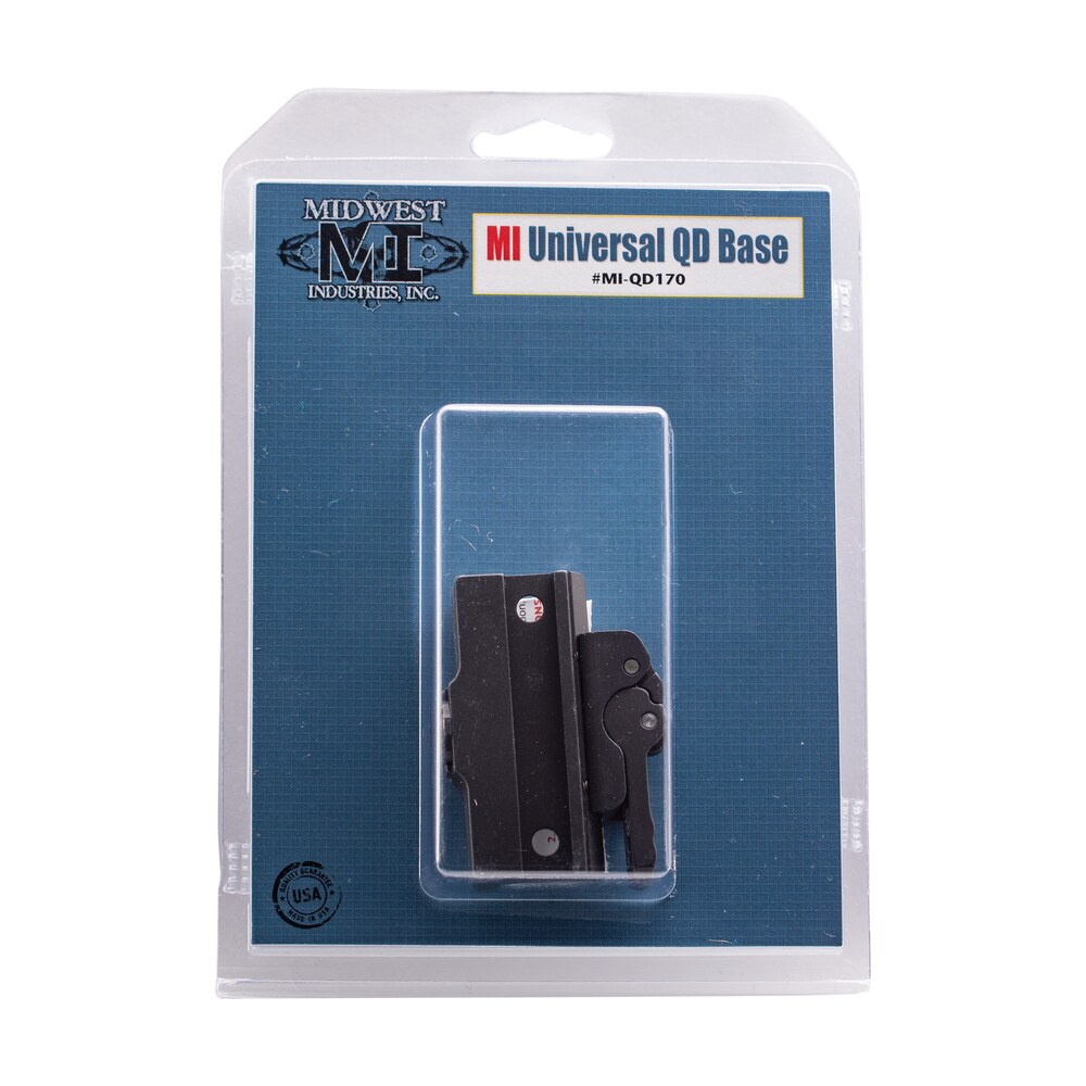 midwest industries miqd170 universal qd base black hardcoat anodized Midwest Industries MIQD170 Universal QD Base Black Hardcoat Anodized Sports South item 110707