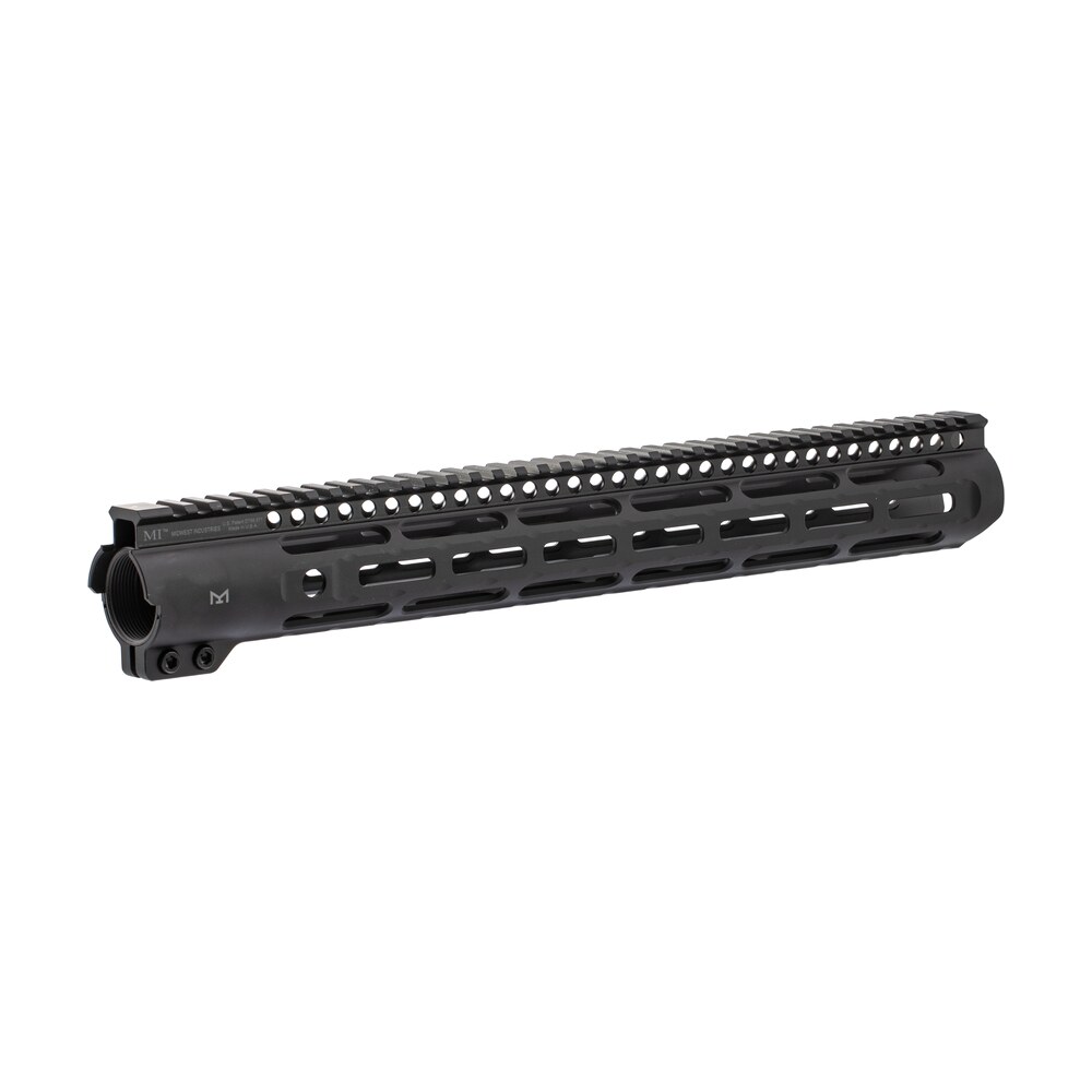 midwest industries inc mislh15 slimline ar 15 6061 aluminum black hard coat anodized 15" MIDWEST INDUSTRIES INC MISLH15 Slimline AR-15 6061 Aluminum Black Hard Coat Anodized 15" Sports South item 110715