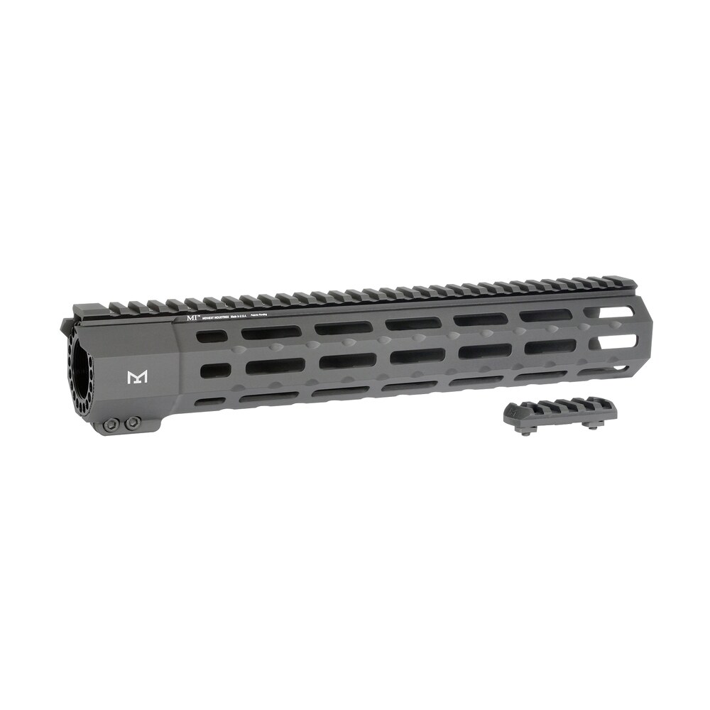 midwest industries inc misp12m sp series ar 15 6061 aluminum black hard coat anodized 12.625" MIDWEST INDUSTRIES INC MISP12M SP-Series AR-15 6061 Aluminum Black Hard Coat Anodized 12.625" Sports South item 110718