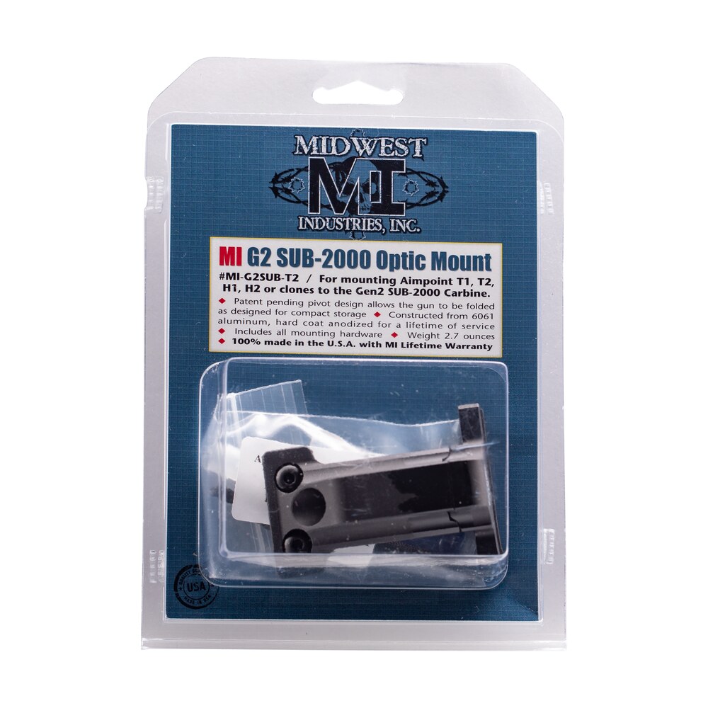 midwest industries mig2subt2 gen2 sub 2000 mini optic mount matte black Midwest Industries MIG2SUBT2 Gen2 Sub 2000 Mini Optic Mount Matte Black Sports South item 110737