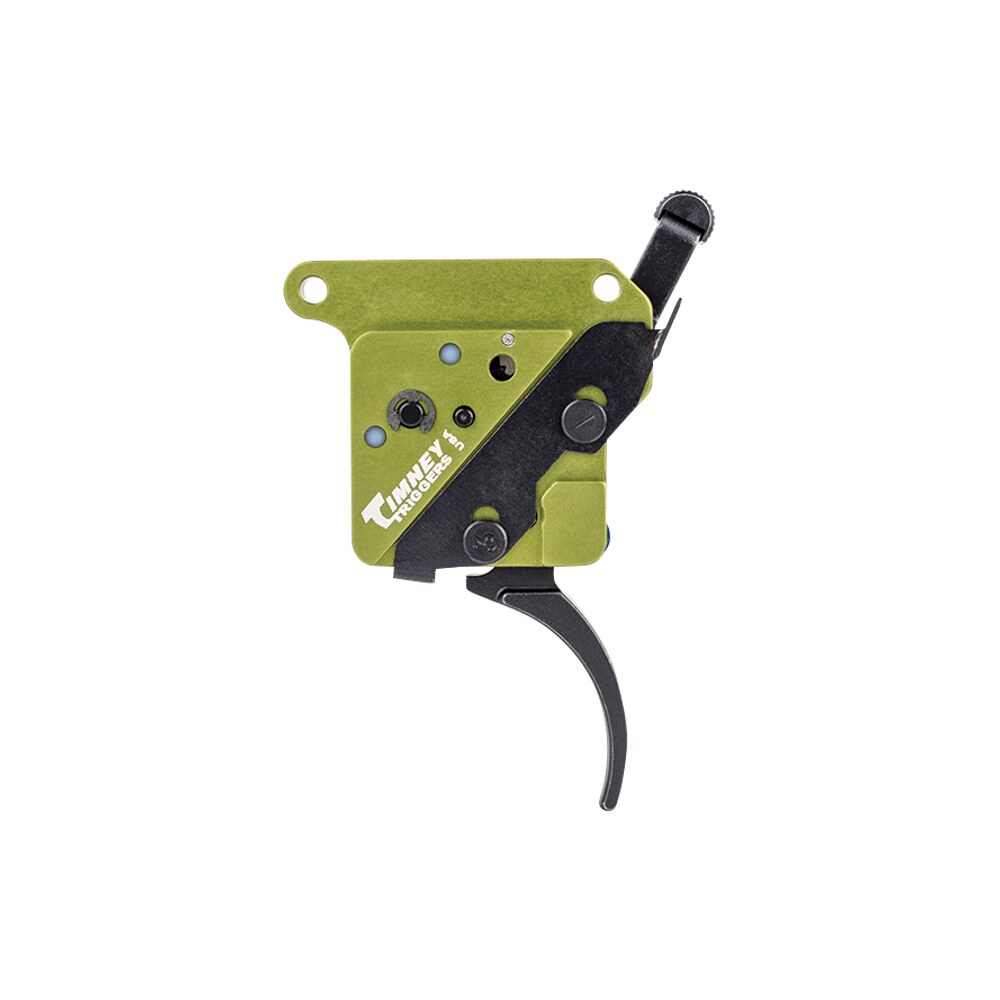 timney triggers 510v2thin elite hunter thin curved trigger with 3 lbs draw weight & black/green finish for remington 700 right Timney Triggers 510V2THIN Elite Hunter Thin Curved Trigger Sports South item 110761