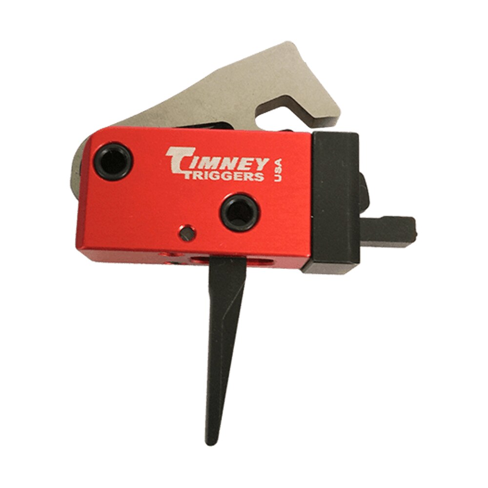 timney triggers 682st pcc trigger two stage straight trigger with 2 lbs draw weight & black/red finish for ar platform Timney Triggers 682ST PCC Trigger Two-Stage Straight Trigger Sports South item 110767