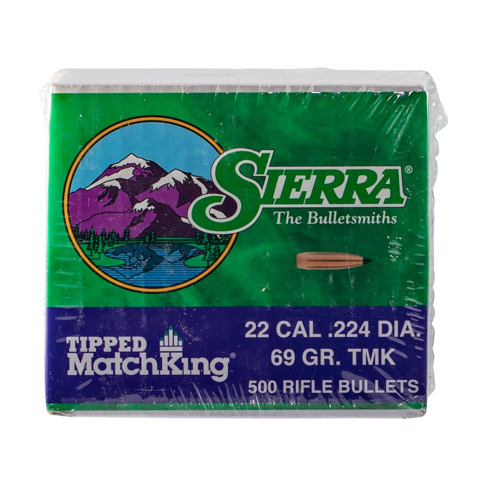 sierra 7169c tipped matchking 22cal 69gr tipped matchking 500/box Sierra 7169C Tipped MatchKing 22Cal 69gr Tipped MatchKing 500/Box Sports South item 110774