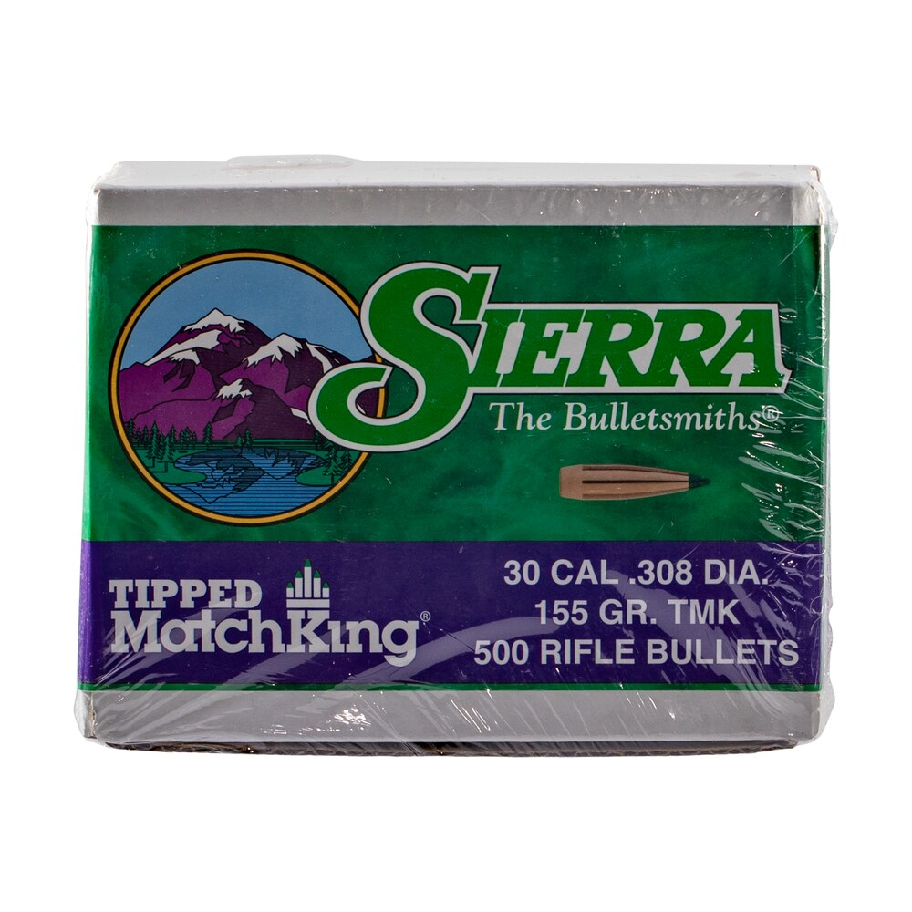 sierra 7755c tipped matchking 30cal 155gr tipped matchking 500/box Sierra 7755C Tipped MatchKing 30Cal 155gr Tipped MatchKing 500/Box Sports South item 110794