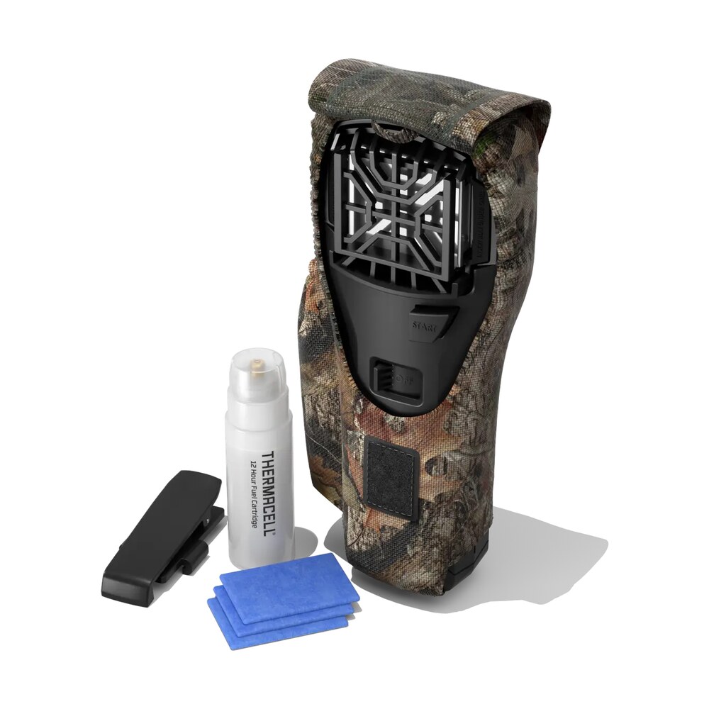 thermacell mr300f mr300 portable repeller camo effective 15 ft odorless scent repels mosquito effective up to 12 hrs Thermacell MR300F MR300 Portable Repeller Camo Effective 15 ft Odorless Scent Repels Mosquito Sports South item 111026