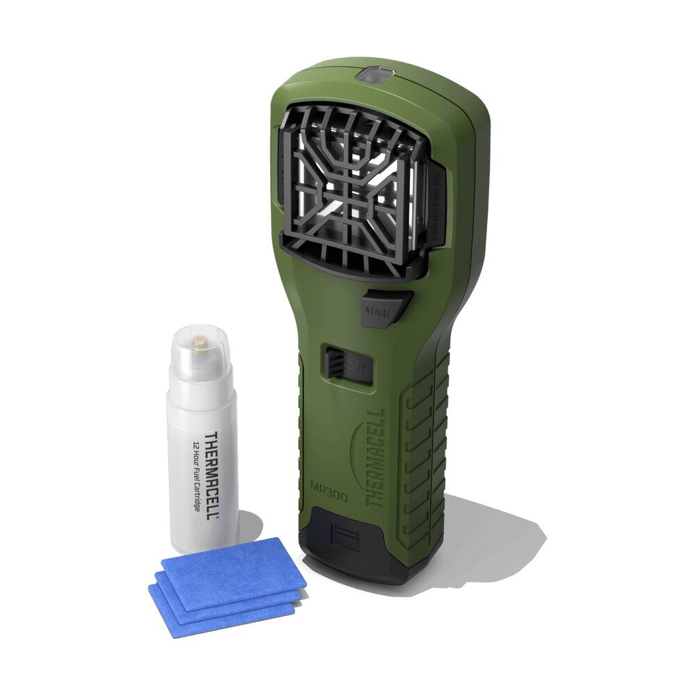 thermacell mr300g mr300 portable repeller olive effective 15 ft odorless scent repels mosquito effective up to 12 hrs Thermacell MR300G MR300 Portable Repeller Olive Effective 15 ft Odorless Scent Repels Mosquito Sports South item 111029