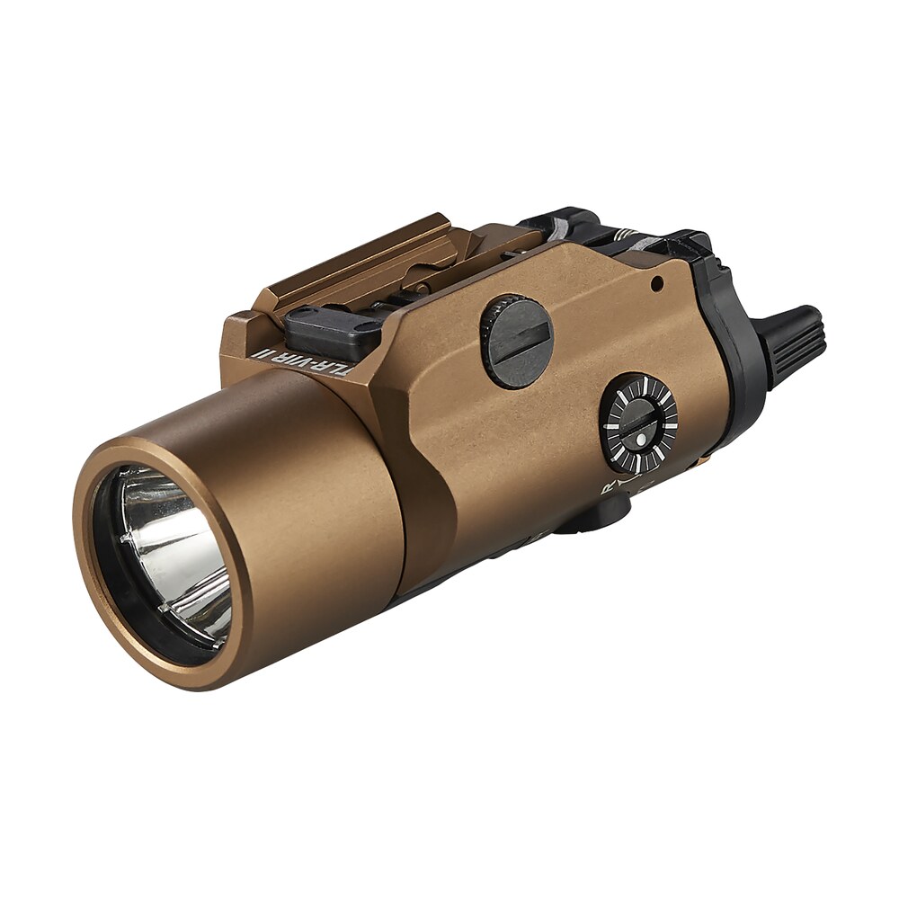 streamlight 69191 tlr vir ii gun light coyote anodized 300 lumens white led/ir laser Streamlight 69191 TLR-VIR II Gun Light Coyote Anodized 300 Lumens White LED/IR Laser Sports South item 111053