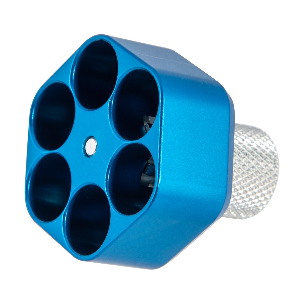 pachmayr 02655 competition speedloader made of aluminum with blue finish for s&w n frame holds up to 6rds Pachmayr 02655 Competition Speedloader Made of Aluminum Sports South item 111137