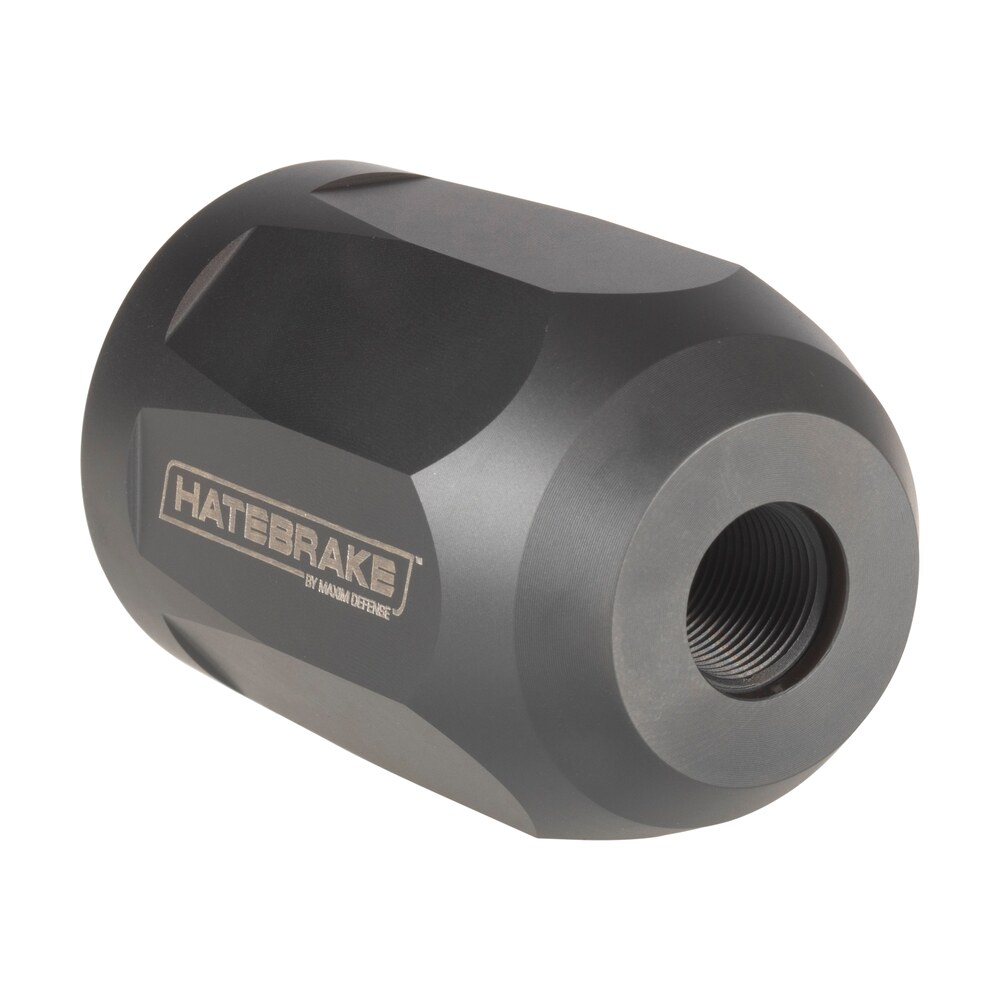 maxim defense mxm47707 hate brake black dlc 17 4 stainless steel with 1/2" 28 tpi threads, 2.40" oal, 1.50" diameter & octagon shape for 5.56x45mm nato Maxim Defense MXM47707 Hate Brake Black DLC 17-4 Stainless Steel Sports South item 111192