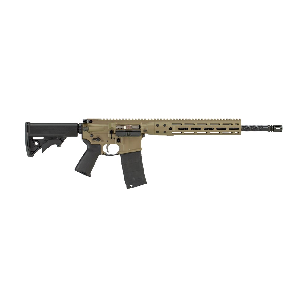 lwrc icdir5ck16ml individual carbine direct impingement 5.56x45mm nato 30+1 16.10" barrel, exclusive flat dark earth anodized receiver, a2 flash hider, 6 position stock, magpul moe grip, optics ready LWRC ICDIR5CK16ML Individual Carbine Direct Impingement 5.56x45mm NATO 30+1 16.10" Sports South item 111399