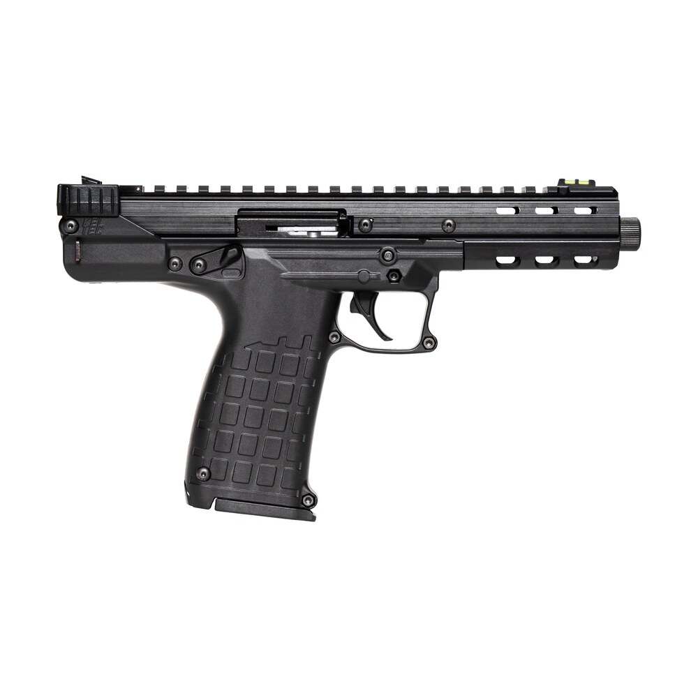 kel tec cp33blk cp33 22 lr 33+1 5.50" all black ported/threaded barrel, serrated/optic ready slide, polymer frame w/m lok, black polymer grip, ambidextrous Kel-Tec CP33BLK CP33 22 LR 33+1 5.50" All Black Ported/Threaded Sports South item 111461