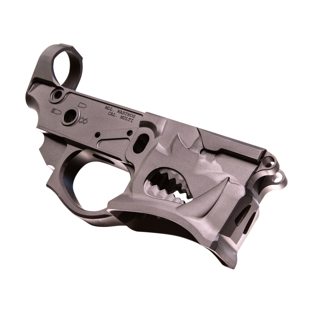 sharps bros sblr02 warthog stripped lower multi caliber black anodized finish 7075 t6 aluminum compatible w/mil spec ar 15 internal parts Sharps Bros SBLR02 Warthog Stripped Lower Multi-Caliber Black Anodized Finish 7075-T6 Aluminum Sports South item 111467