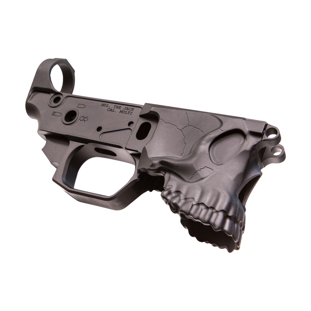 sharps bros sblr03 the jack stripped lower multi caliber black anodized finish 7075 t6 aluminum compatible w/mil spec ar 15 internal parts Sharps Bros SBLR03 The Jack Stripped Lower Multi-Caliber Black Anodized Finish 7075-T6 Aluminum Sports South item 111468