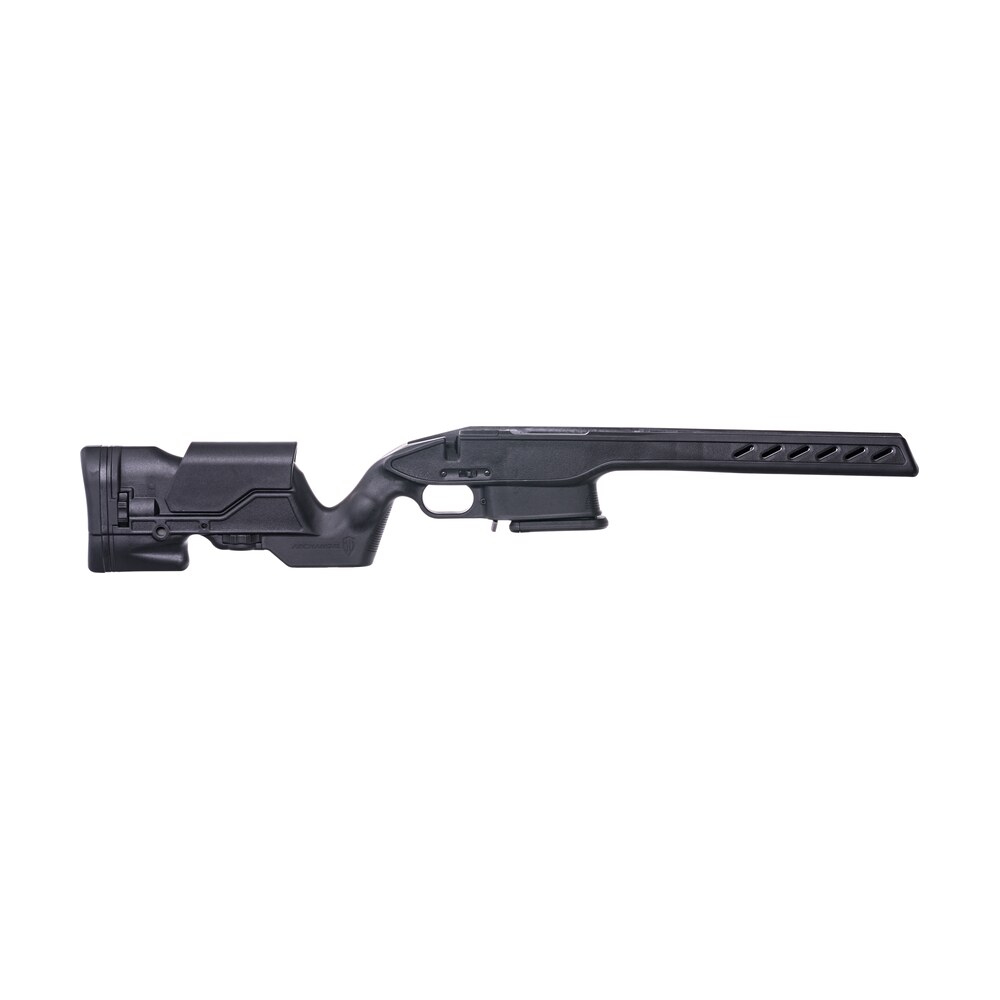 archangel aas10 precision elite black synthetic fixed w/adjustable cheek riser fits savage 10/11 short action Archangel AAS10 Precision Elite Black Synthetic Fixed Sports South item 111593